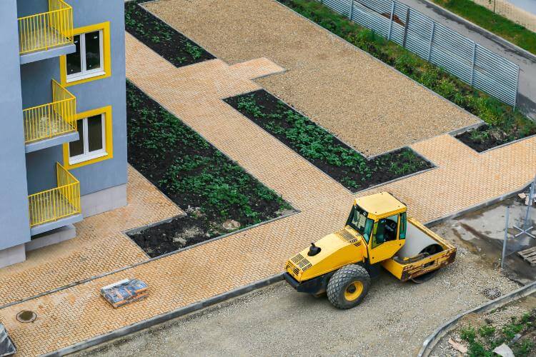 Resin-bound grave surfacing